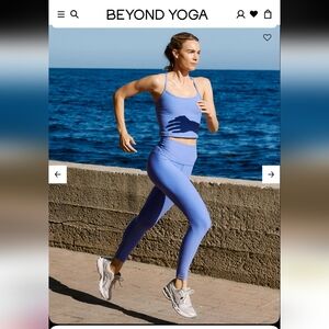 NWOT Beyond Yoga Caught In The Midi Tank and Leggings Set